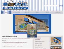 Tablet Screenshot of bowiebakery.com